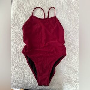 Jolyn Clothing Perry Burgundy Swimsuit